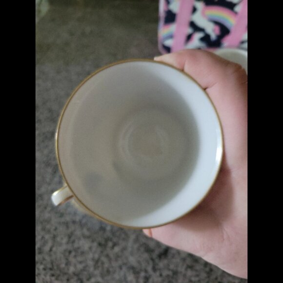 Footed Cup & Saucer Set Lilac Time by NORITAKE - Picture 2 of 5